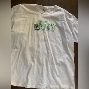 Operation Christmas Child Vintage white tee